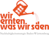 Logo Nachhaltigkeitsstrategie Baden Württemberg, Motto 'Wir ernten was wir sähen'