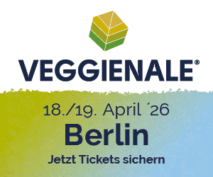 Anzeige Veggienale am 18./19.4.26 in Berlin