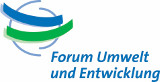 Forum Umwelt und Entwicklung-Logo