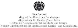 Lisa Badum MdB-Logo