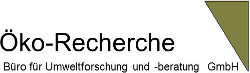Öko-Recherche Büro für Umweltforschung und -beratung GmbH-Logo