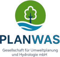PLANWAS Gesellschaft f&uuml;r Umweltplanung und Hydrologie mbH i.G.-Logo